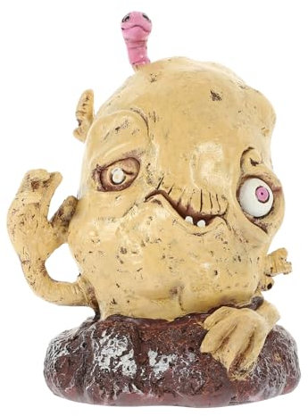 Yardwe Outdoor Zombie Gartenfigur Resin Lustige Halloween Deko Für Garten Und Party Gruselige -Zombie Statue Leuchtenden Farben Für Garten Friedhof Und Innenbereich