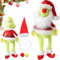 MOPQMKT G-rinch Santa Plush Grinch Plüschtier The Grinch Plüsch-Hundespielzeug Christmas Plüschtiere Dekokissen Kinder Weihnachtspuppen für Jungen Mädchen Geburtstagsgeschenke