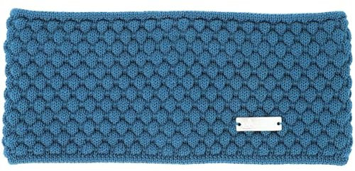 Eisglut Damen Minal Merino Stirnband, Teal, one Size