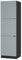 Vicco Herdumbauschrank Fame-Line, Herdschrank, Hellblau-grau, 60 cm