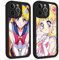 nurkorki 2 Stück Niedlich Mädchen Handyhülle für iPhone 11 Pro MAX Hülle 6,5,Anime Charaktere Muster Kawaii Design Aesthetic Schutzhülle für Frauen,TPU Silikon Stoßfest Case,Schwarz Cute