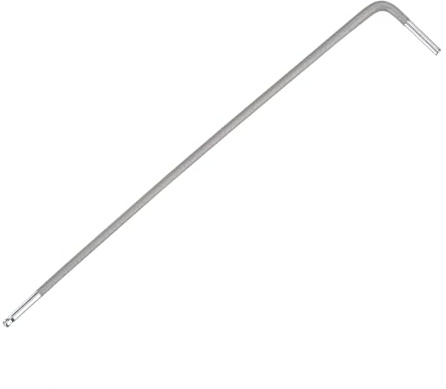 M METERXITY Ball End Hex Key Wrench, 1.5mm L Shape Extra Long Arm S2 Steel Repairing Tool for Bicycle/Furniture/Equipment/Motorcycle/Machinery, Metric Hexagonal Wrench [Gray]