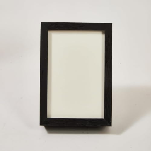 LED Lichtbild mit Spiegel-Funktion - Personalisiertes Nachtlicht mit eigenem Foto | 6 Zoll / 8 Zoll / 10 Zoll | Geburtstag, Hochzeit, Valentinstag & Weihnachten (Schwarz, 6 Zoll / 15 x 10 cm)