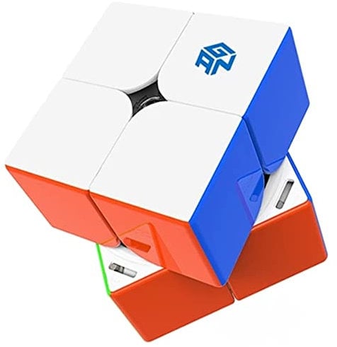 Bokefenuo Cuber GAN251 M Pro 2x2 Magnetic Speed Puzzle Cube Stickerless Gan 251 M Pro 2x2x2 Cubo 63 Magnets Toys fro Kids Frosted Surface