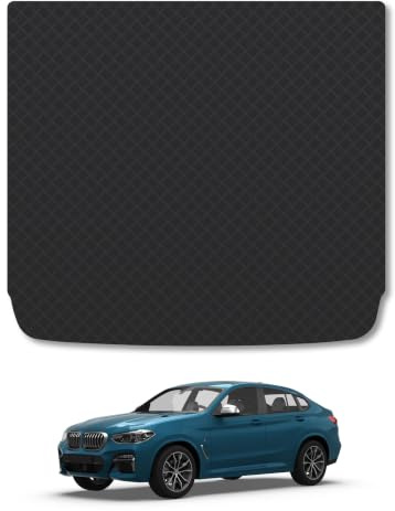 Compatible with Boot Mat for BMW X4 (2018-2025) 3mm Rubber | Tailored Fit Durable Boot Liner Full Coverage Protection Waterproof Accessories Easy Clean Anti Slip Made in the UK
