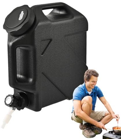 Puche d'eau avec Robinet, cruche à l'eau de Camping - Réservoir de Stockage d'eau 10L avec Robinet | Seau de Portable pour Voiture, Barbecue, Camping, Pique-Nique extérieur, randonnée