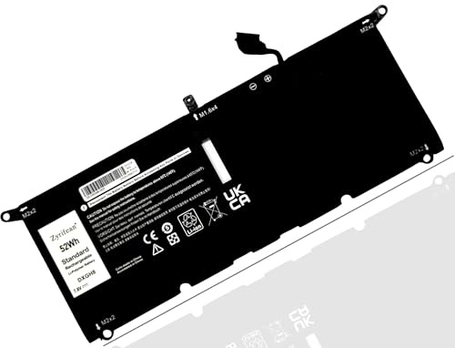 Zyrifean DXGH8 akku für Dell XPS 13 9370 9380 Inspiron 13 7390 7391 2-in-1 | kompatibel mit DELL Inspiron 5390 5391 7490 Latitude 3301 E3301 Vostro 5390 5391 Series P82G001 H754V 0H754V G8VCF P82G