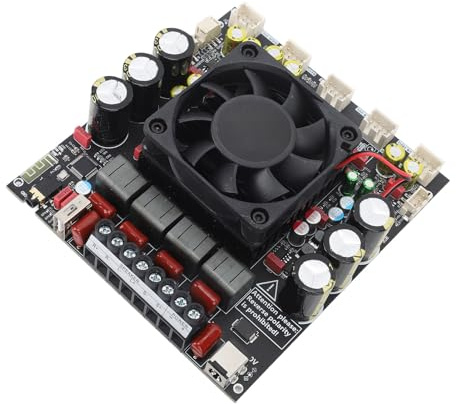 Haofy Class D Bluetooth Amplifier Board HIFI Audio Stereo Subwoofer 2x300W and 600W 2.1 Channel 18‑50VDC for Music Enthusiasts