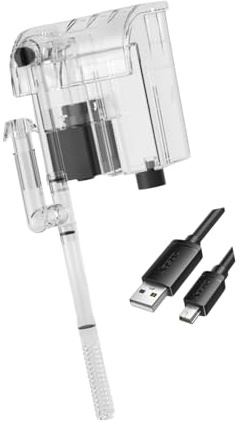 ZBIianxer Machine à Ondes Suspendue Externe silencieuse pour Aquariums, Pompes de Circulation réglables pour Eau Douce et Eau salée
