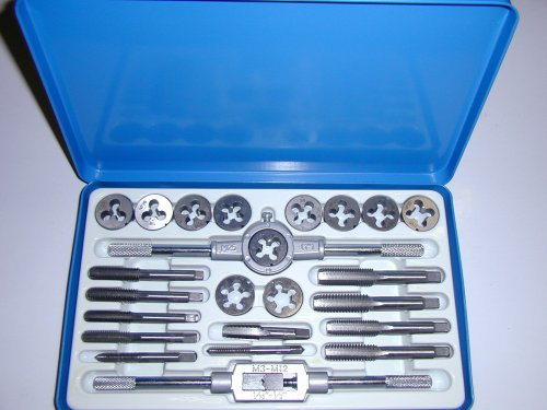 Toolzone Set de 24 pièces - tarauds et filières - UNF (AF) - UNC