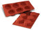 Silikomart Silicone Mould h30mm, Ø79mm, Red