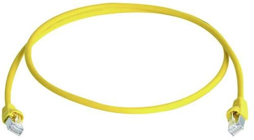 TELEGÄRTNER L00000A0234 Patchkabel Kat.6A (tief), S/FTP, 0,25m gelb