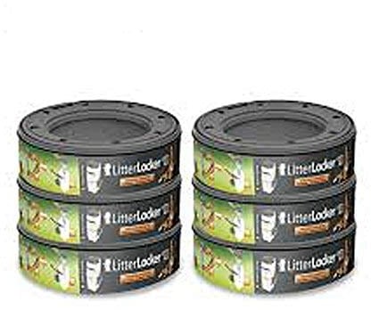 Litter Locker II Lot de 6 recharges anti-odeur pour litière