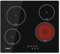 Cata TN 604 604-Placa Vitrocerámica Tn604 con 4 Zonas High Light, 1200 W, Cerámico, Negro