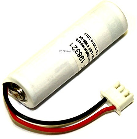 Gopacks Ersatz Backup Batterie für Mitsubishi FX2N ER6C/ F2-40BL mit Kabel und Stecker FX1 FX2 FX FX2C F1 F1J F2 F-60M 3,6 Volt 2600mAh