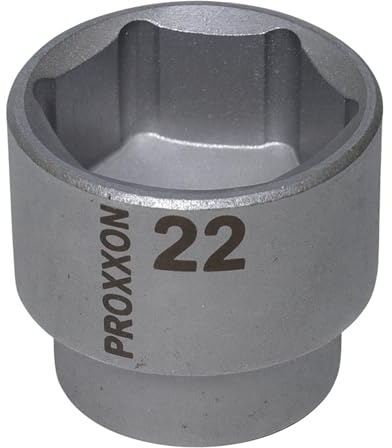 PROXXON 23528 Steckschlüsseleinsatz/Nuss 22mm Antrieb 10mm (3/8')