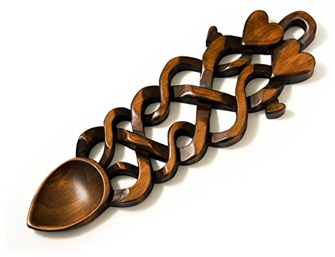 Celtic Tree of Love Spoon - Free Engraving of Names & Date