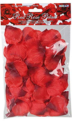 Out of the blue 500114 Packung mit 150 roten Rosenblättern