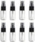 UOOOM 8pcs Atomiser Spray Bottle Set 10ml Transparent Plastic Empty Refillable Beauty Spray Bottle Fine Mist Travel Makeup Bottle (10ml)