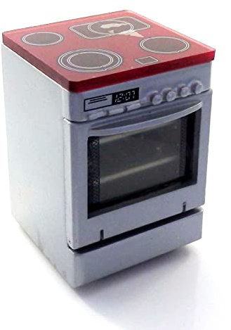 Melody Jane Puppenhaus Modern Silber Kocher Klein Miniatur