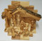 Bethlehem Gifts TM Miniatur-Krippenset aus Olivenholz, handgeschnitzt, 12 Teile, holz, Stable 4.5 and 2.75 Figurines