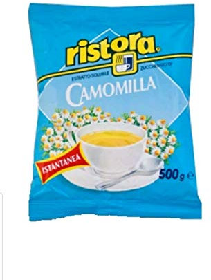500g CAMOMILLA A LIMONE SOLUBILE IN POLVERE RISTORA ISTANTANEA PER BAR, PER DISTRIBUTORI AUTOMATICI E PER CASA