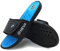 HEVA Slide Sandali a Punta Aperta da Uomo Estive Scarpe da Spiaggia e Piscina Ciabatte（40 EU Nero/Blu）