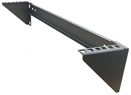 JINGCHENGMEI 2U 19-Zoll-neues faltbares vertikales Wandregal mit Hardware,44 Pfund