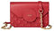 NYZE Damen Crossbody by TheBeauty2go - 100% Vegane Umhängetasche/Handtasche mit Kette Rot