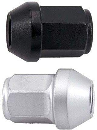Levando 24 Stück Radmutter M12x1,5 30mm Schaftlänge Kegel 60° SW19 – Radnüsse-Set mit 24x Radnuss geschlossen, Mutter geeignet für Alufelgen (Reifenwechsel), Farbe Silber