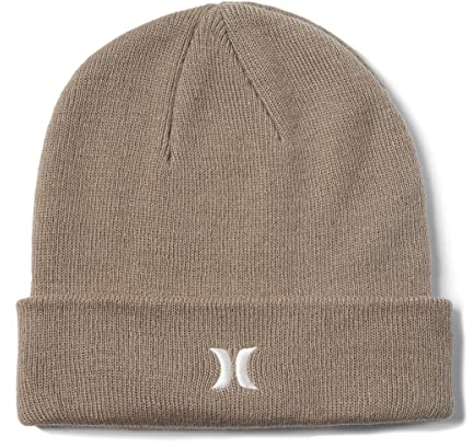 Hurley Herren M Icon Cuff Beanie Baseballkappe, Khaki, Einheitsgröße