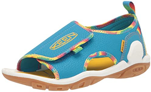 KEEN Knotch River OT Sandalen, Tie Dye/Vivid Blue, 37 EU