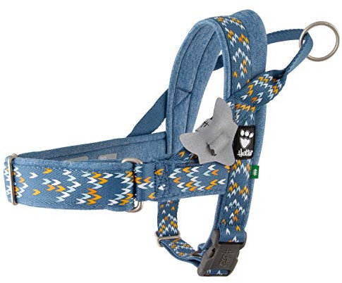 Hurtta Razzle-Dazzle H-Geschirr, Heidelbeere, 66-81,3 cm