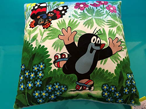 Kissen Kleiner Maulwurf 30x30cm, Skater / Polštář Krtek 30x30cm, bruslař / Kissen Maulwurf 30x30, Läufe