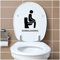 Adesivo decorativo per WC, copriwater per bagno, bagno, bagno, bagno, toilette, con scritta divertente (K153-01 downloading)