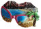 3D-Kühlschrankmagnet, Motiv: Gran Canaria, Spanien, Souvenir, Geschenk, Kunstharz, handgefertigt, für Zuhause und Küche