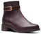 Clarks Damen Maye Grace Fashion Boot, Bordeaux-Leder, 5.5