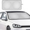 URAQT Parasol de Parabrisas Delantero, Protector Solar de Nailon para Coche, Cubierta Plegable Sombrilla Resistir a Los Rayos UV