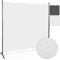 Gimisgu Paravent - 180 x 180 cm - Grand séparateur de pièce - Paravent opaque pliable - Pour le jardin, le balcon - 1 pièce - Beige