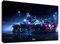 Leinwandbild Zurück in die Zukunft, Marty McFly mit Auto, Klein bis XXL, Inneneinrichtung - Wohnzimmer - Wohnung, Dekoration