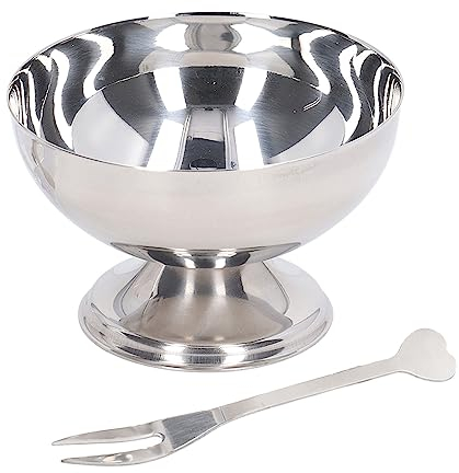 Eisbecher Eisschalen Edelstahl Eis Schüssel Dessertschale Servierschalen Set Dessertbecher, Spülmaschinenfest für Eis, Desserts, Puddings, Salaten (200 ml)