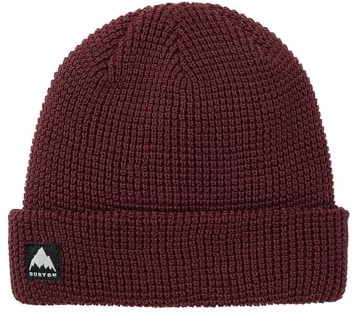Burton Unisex Recycled Waffle Beanie-Mütze, Almandine, One Size