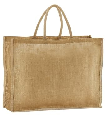 Natural Starched Jute Market Shopper Einkaufstasche
