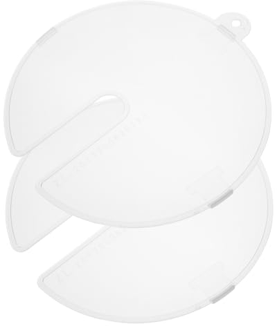 COLLBATH 2pcs Splash Cover for Egg Mixer Whisk Splash Lid Baking Guard Bowl Lid Kitchen Cooking Tool Bowl Splatter Guard