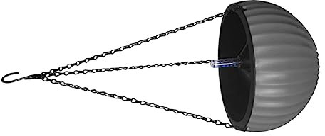 Levemolo Automatischer Wasserspeichernder Blumenkorb Kunststoff Runder Hängender Blumentopf Für Innenbereich Für Pflanzenliebhaber