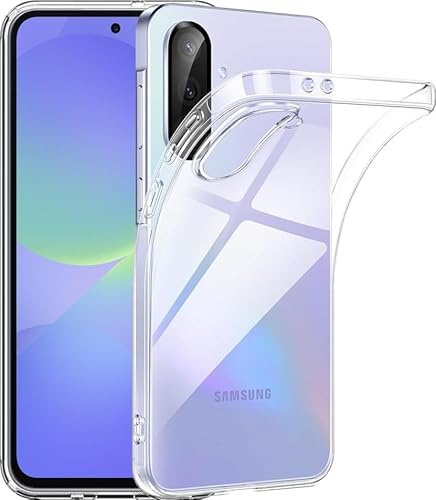 Oprimio Kristallklar Hülle für Samsung A26 [Silikon Hülle] [%100 Durchsichtig] [Deutsche Material] [Ultra Dünn] Klar Handyhülle für Samsung Galaxy A26 5G