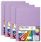 m-office Bastelfilz für DIY-Projekte, Filzplatten in bunten Farben, Weich und Flexibel, Material für Nähen und Patchwork Stoffe, Ideal Handarbeiten, Deko Kunsthandwerk, 20x30cm, (Lila, 40 Stk)