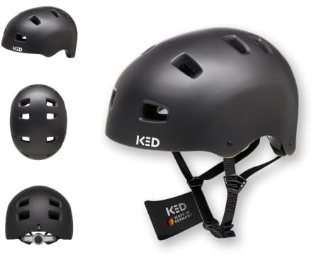 KED Citro City Fahrradhelm Für Erwachsene – Komfortabler MaxShell Schutz, Sicherer K-Lock Verschluss Und LED-Rücklicht Mit Reflektor