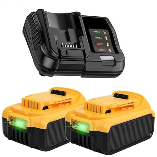 2X 18V 5.0Ah/5000mAh Li-Ion replacement battery for Dewalt 18V DCB200 DCB184 DCB101 DCB107 DCB112 DCB105 DCB115 DCB203