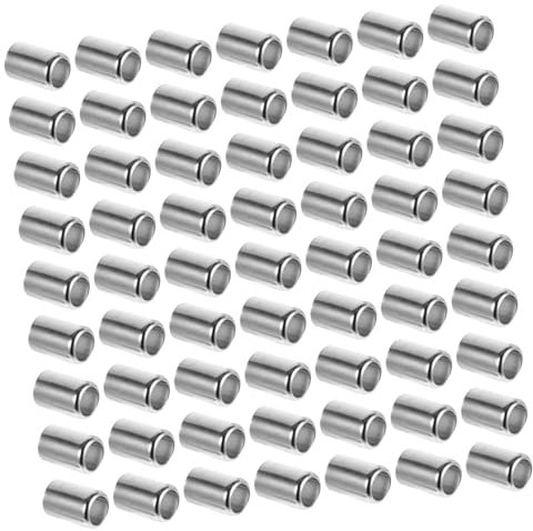 VILLCASE Raccords Tuyaux Hydrauliques Acier Inoxydable Outil Réparation Haute Pression Embouts Manchons Solide Machine à Sertir pour Applications Exigeantes Lot de 100